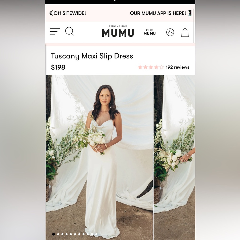 SHOW ME YOUR MUMU Tuscany Maxi Slip Dress - Size S
